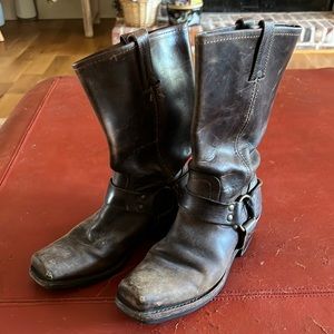 Vintage Frye 12r Harness Motorcycle boots 6.5